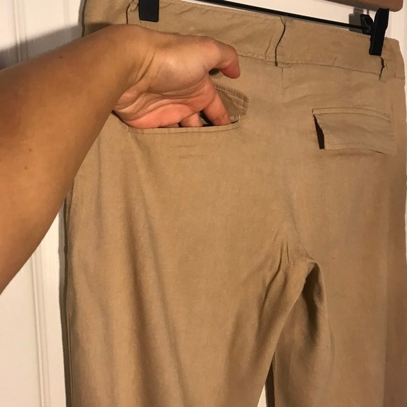 Theory Linen Blend Pants - Picture 6 of 8